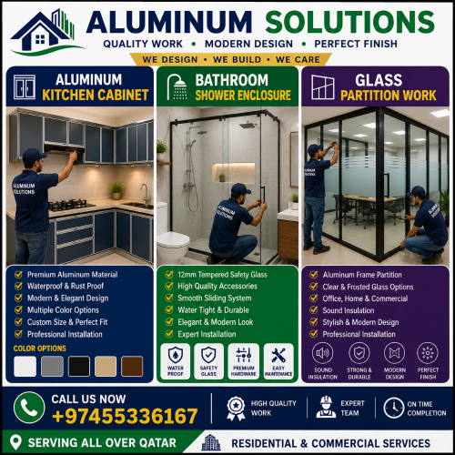 Aluminum kitchen cabinet repair