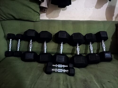 Dumbbell set of 1,2,10,15,20kg