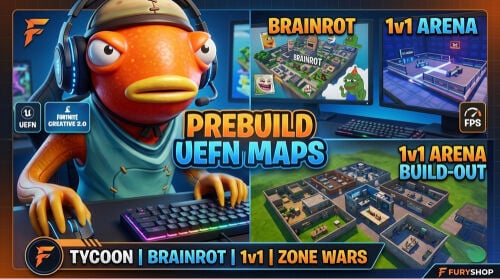 Custom Fortnite UEFN Pre-built Maps
