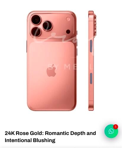 I phone 17 pro max rose gold
