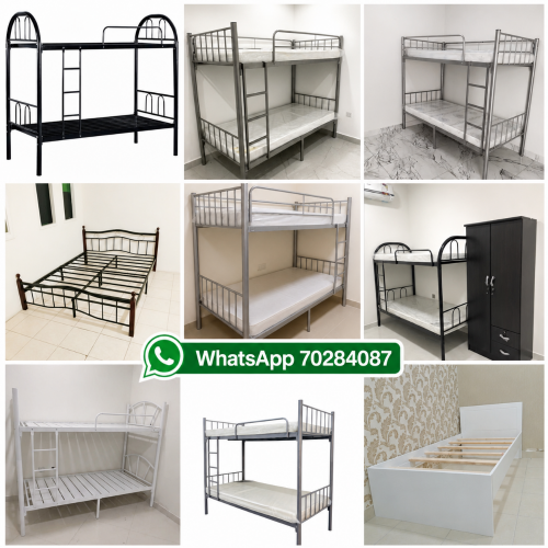 Double bed, bunk bed available new