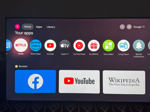 Sony Bravia 75 google 
