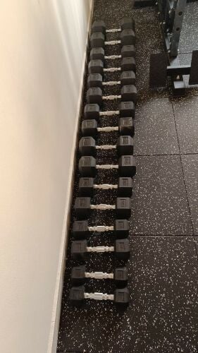 dumbbells 2.5-20kg full set