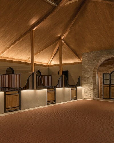 Horse stables