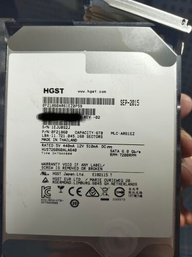 6TB HDD  Sale 