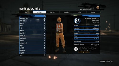 GTA 5 rare modded account 