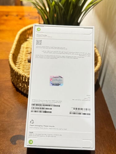 17 pro max 256 GB Silver new