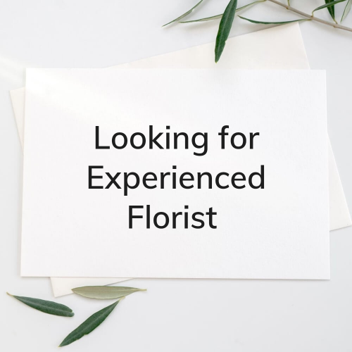 Full Time Florist