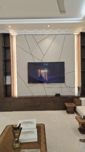 luxury TV unit and Decor.