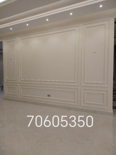 ديكورات الجبس والصبغ