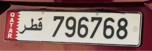 Number Plate