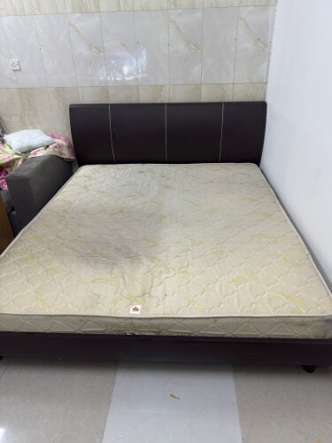 King size bed and mattress 