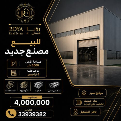 For Sale New Factory