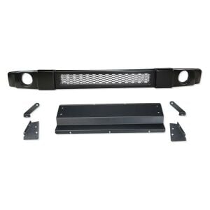 Short Front Bumper with Skid Plate