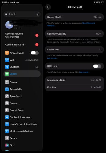 NEW IPAD A16 ‏