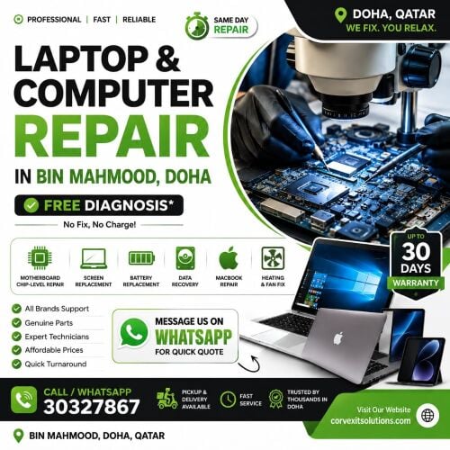 Laptop & Computer Repair in Doha