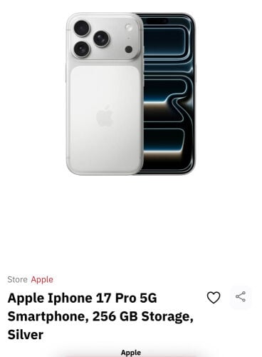 Iphone pro 256 GB silver 