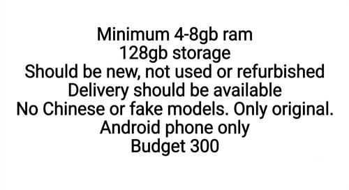 I need phone