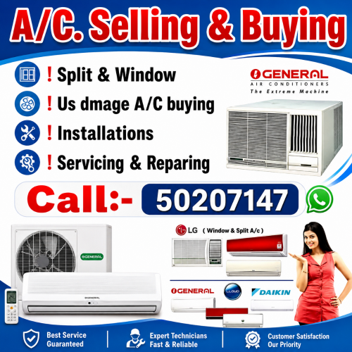 Ac  buy and sell Sarvice and repair