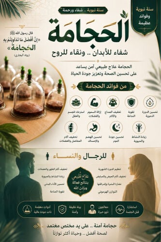 اخصائين حجامه للرجال والنساء 