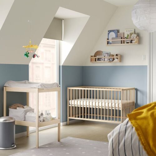 IKEA SNIGLAR Baby Crib + Mattress
