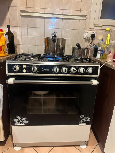 5 burner kitchen range