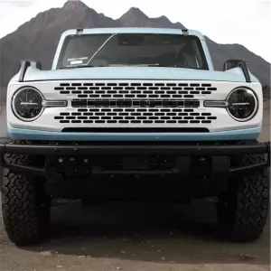 Bronco Glossy White Front Grille