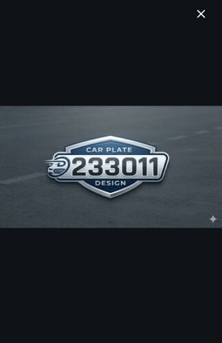 Fancy car number