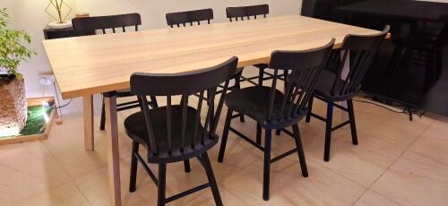 dining table with chairs