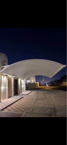 car parking shade , wilding works