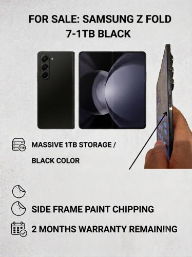 Samsung Fold 7 1TB black