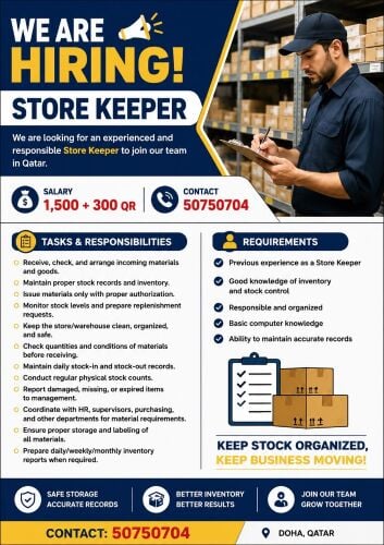 Warehouse Storekeeper