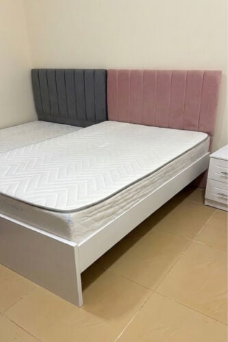 pink bed 120*190 no mattress 