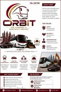 Orbit for transport & hospitality