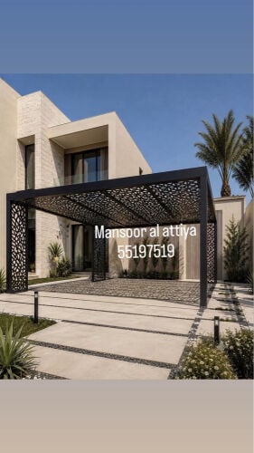 decor parking and fencing work