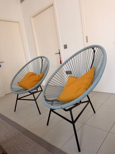 Acapulco-Style Woven Chairs 