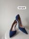 Royal Blue Pointed- Heels