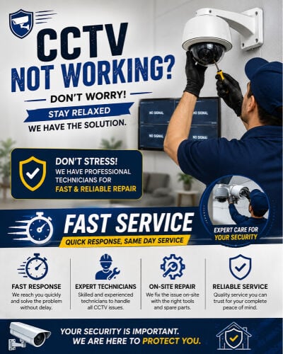 cctv not working Solution 