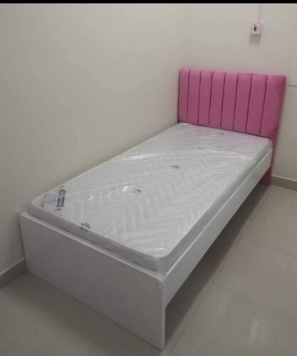 New Single Bed , Cupboard, Mattress