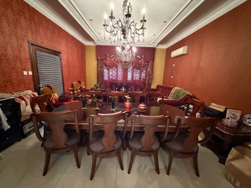 majlis luxury wood set furniture 