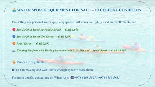 Water Sports Equipment for Sale