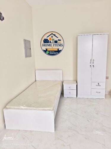 bed, mattress, cabinet available