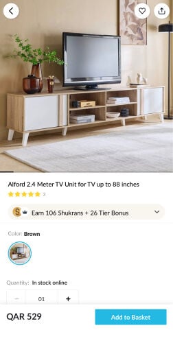 TV Table from Home Box