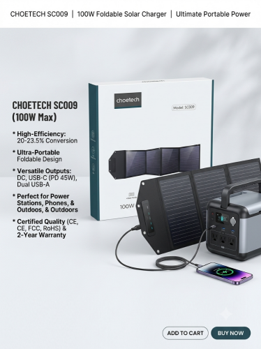 Choetech SC009 100W Foldable Solar