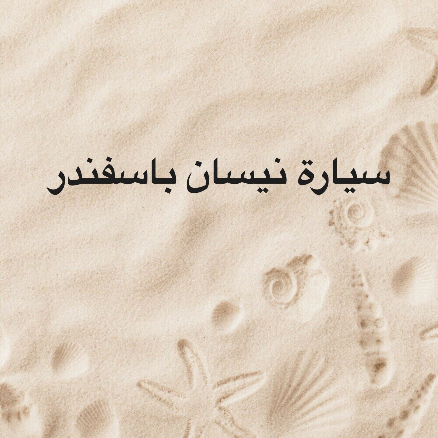 للبيع نيسان باسفندر 