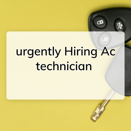 Wanted AC technician