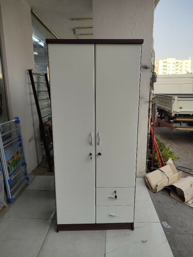 New2 Door Wardrobe & Cupboard,Bed