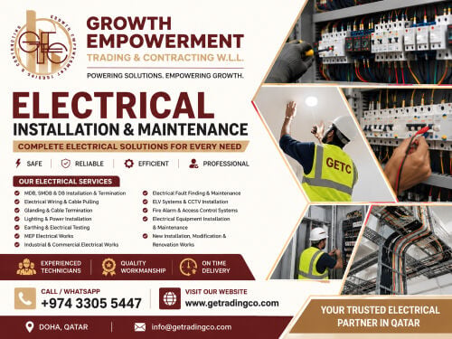 Electrical Works & Maintenance – Qa
