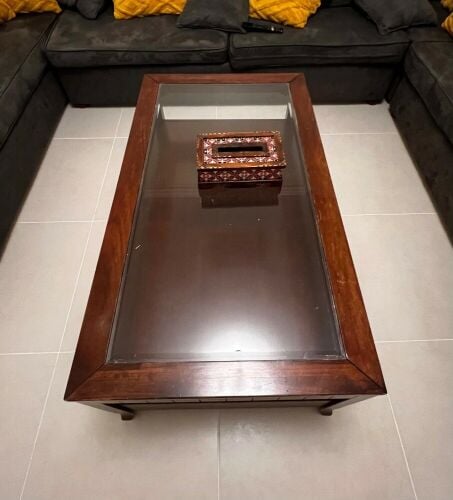 living room wooden table