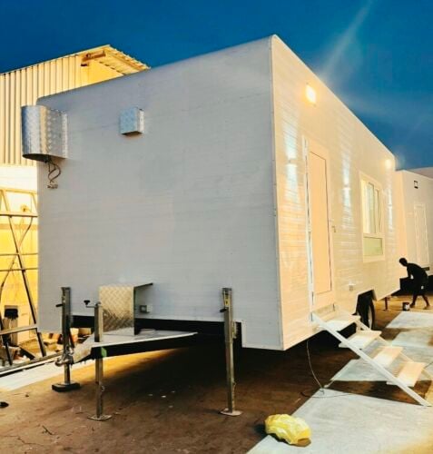 Caravan room toilet